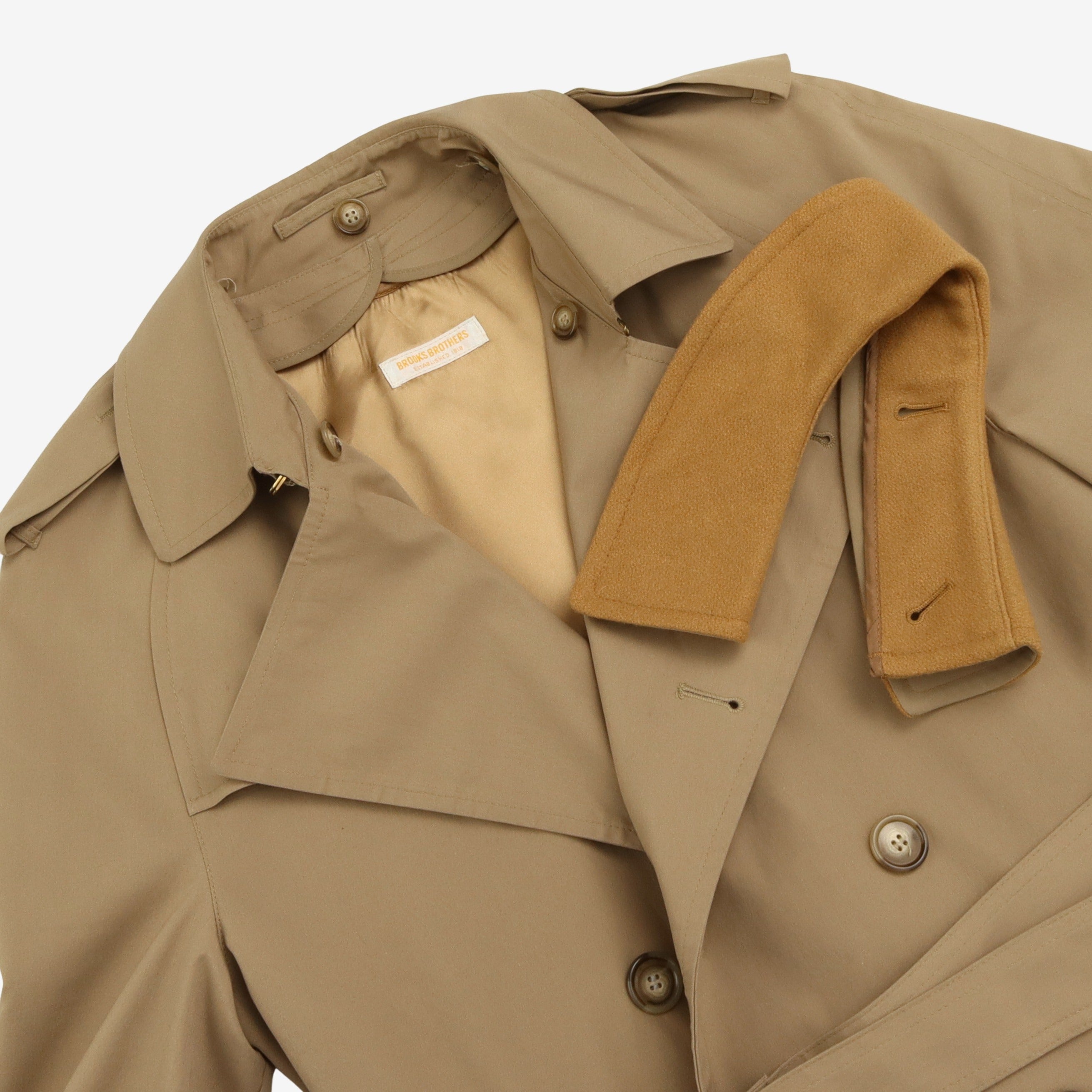 Vintage DB Trench Coat + Liner — view 3