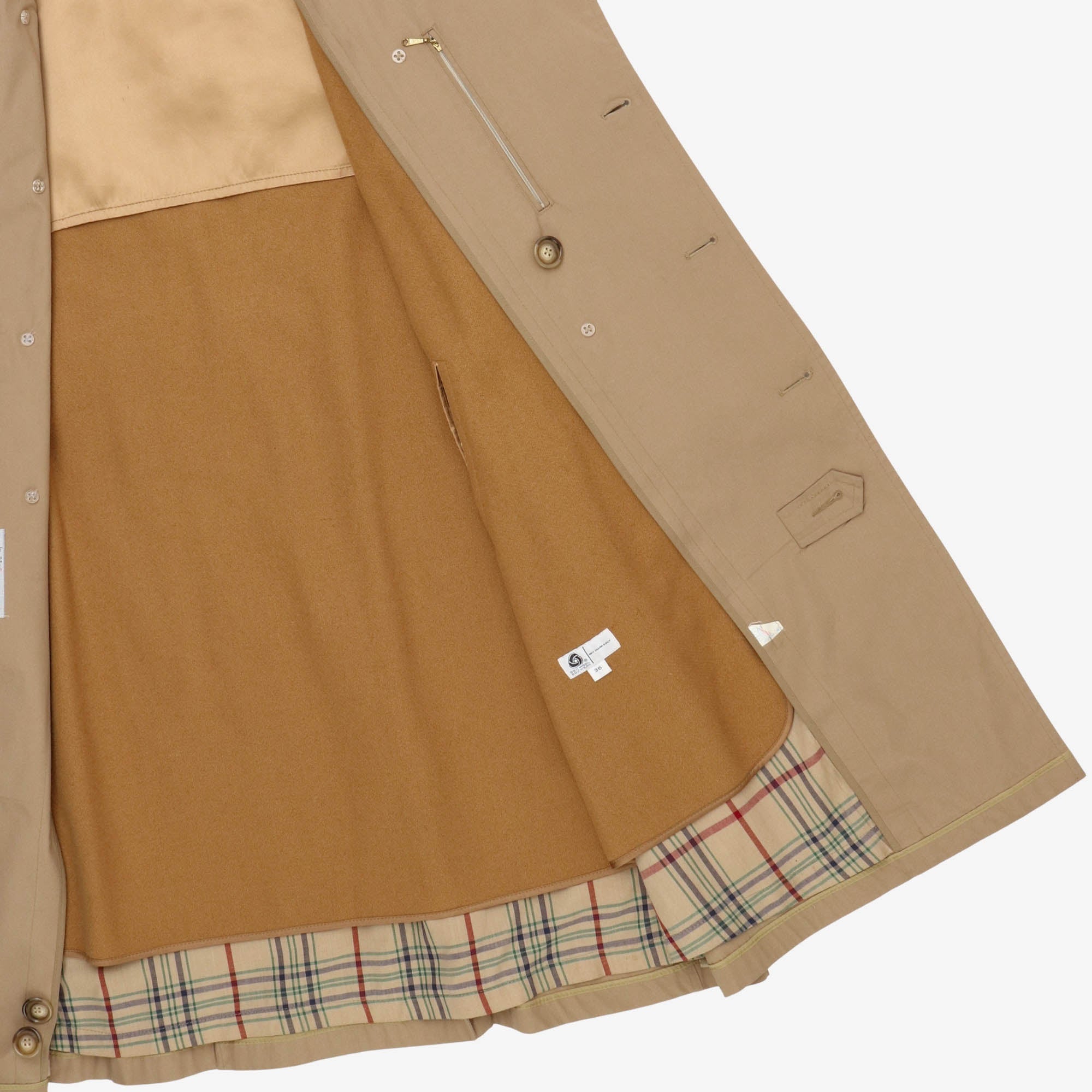 Vintage DB Trench Coat + Liner — view 4